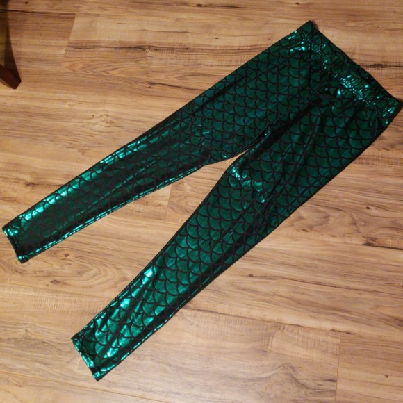 Pants - 💝Free with any purchase Mermaid leggings